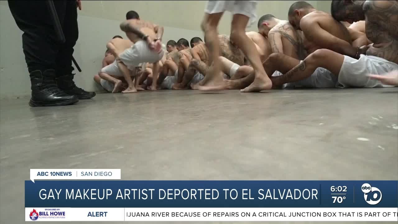 Gay makeup artist deported to El Salvador