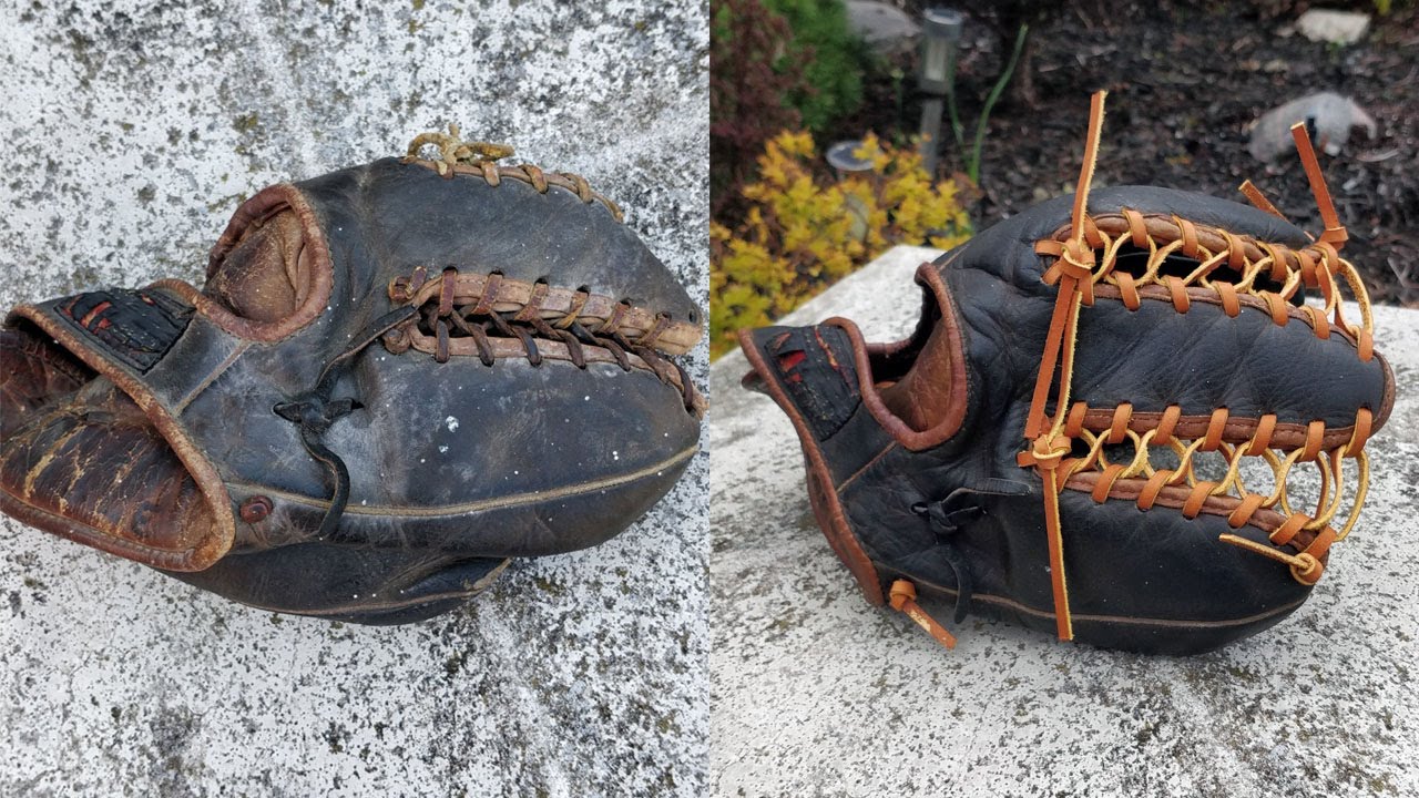 Antique Baseball Glove Restoration