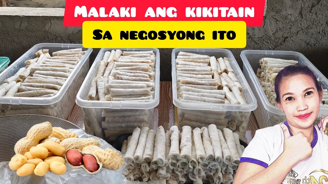 HOW TO MAKE PEANUT ROLL RECIPE PANG NEGOSYO WITH COSTING | BUSINESS IDEAS | TWEETIEBIRD VLOG 