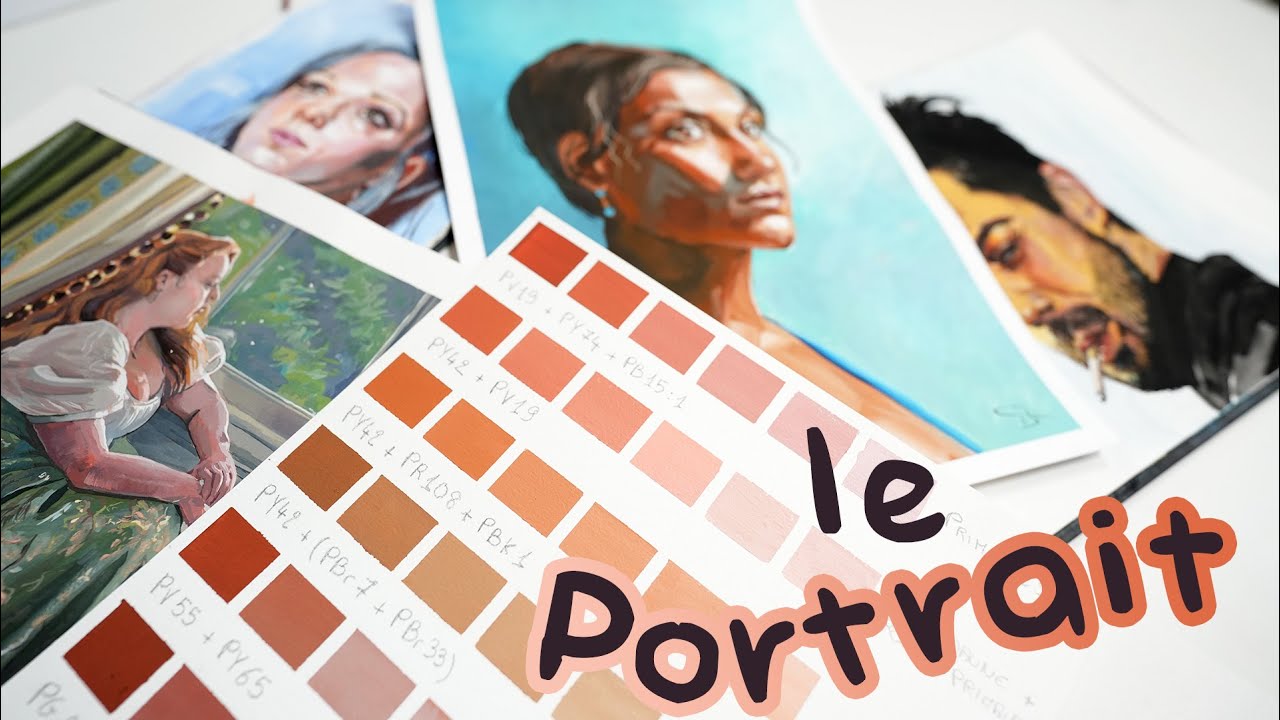 🎨 6 mélanges de couleurs pour peindre la peau