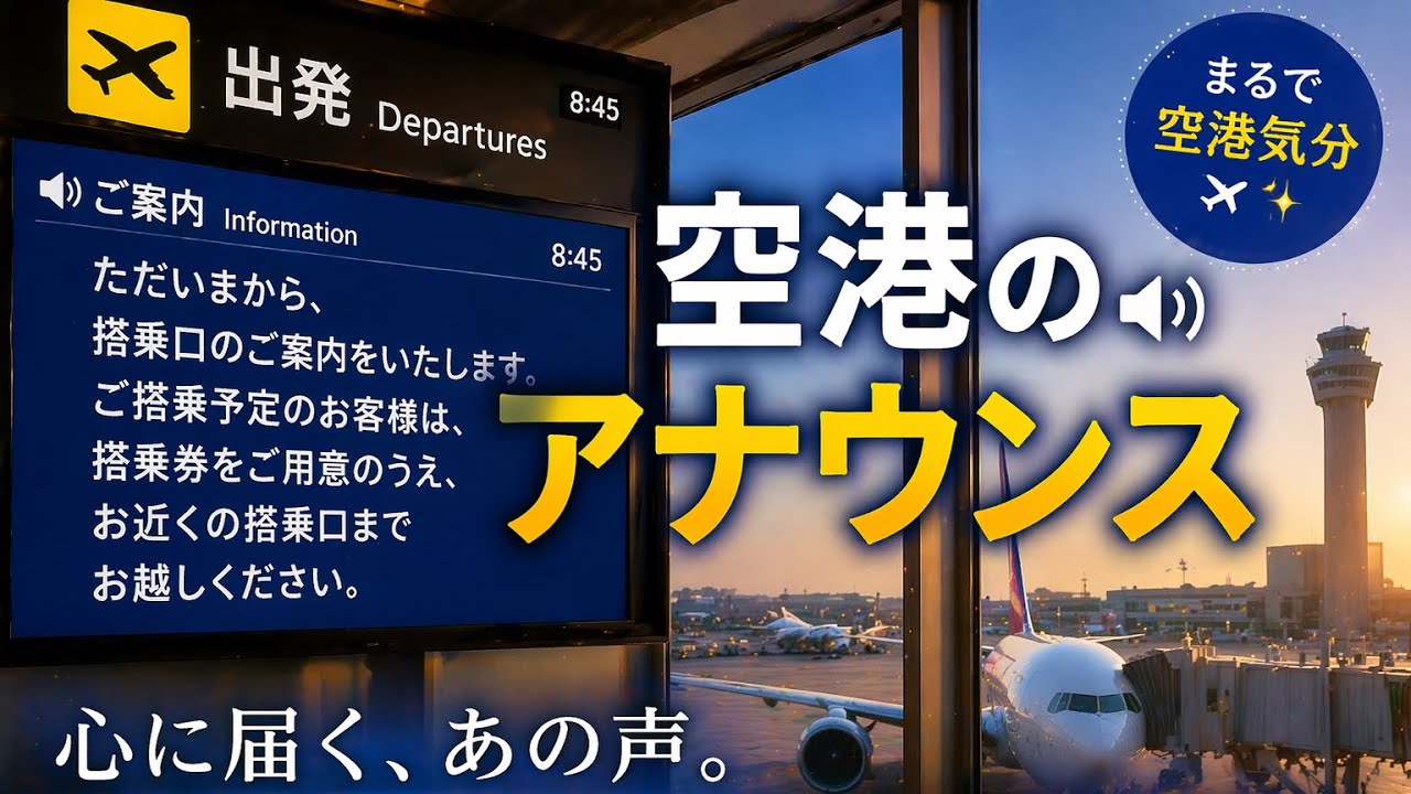 空港アナウンス集/空港気分