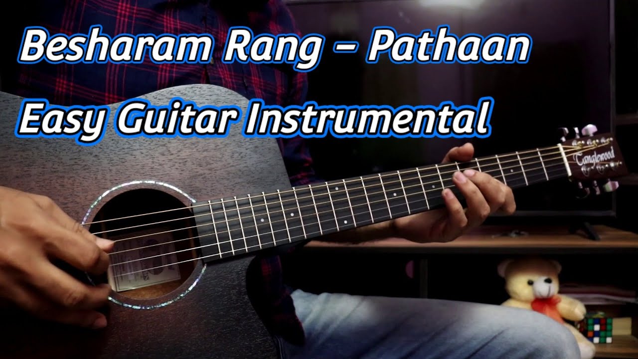 Besharam Rang - Pathaan | Easy Guitar Instrumental Tabs Lesson