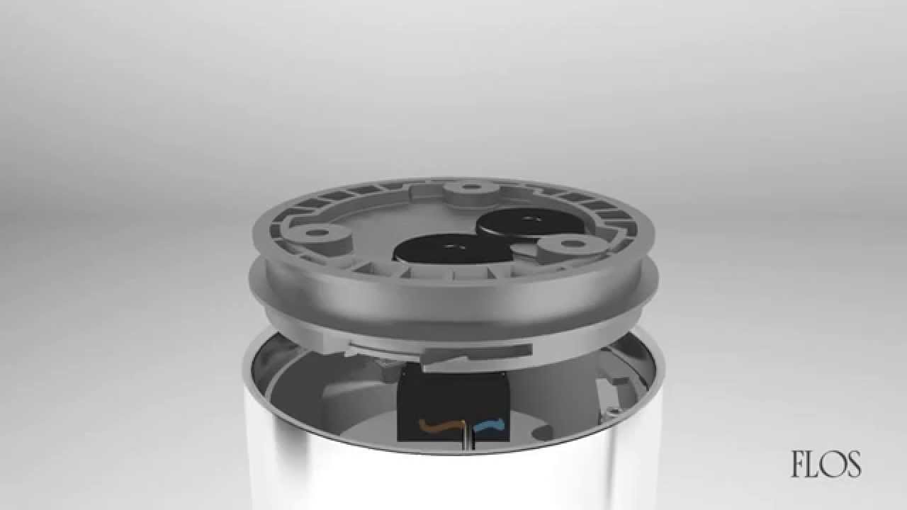 FLOS Tubular Bells Ceiling Install