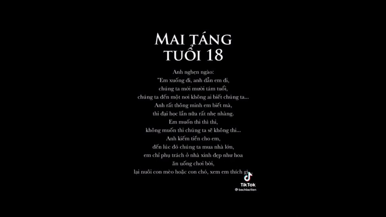 :”…MAI TÁNG TUỔI 18…”  #missyou_0
