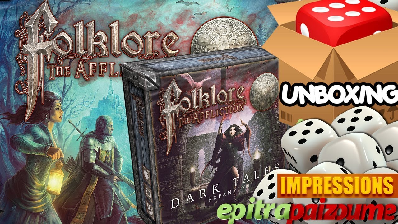 Folklore The Affliction Dark Tales - Unboxing & Impressions by Epitrapaizoume.gr