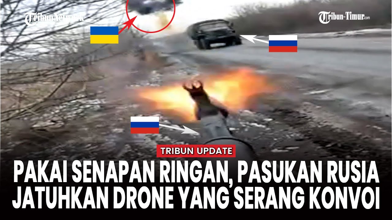 [FULL] Duel di Langit Garis Depan! Drone Ukraina, Awal dan Landasannya Ditabrak Rusia