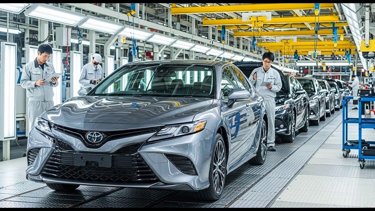 How Toyota Produces Camry Sedans Daily | Inside High‑Tech Car Factory (Full Process)