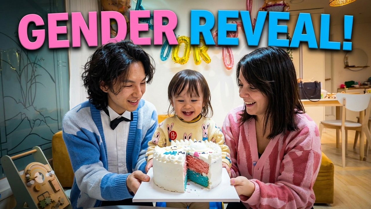 Maschio o femmina?! 🇰🇷🇮🇹 Ecco il nostro gender reveal party ❤️