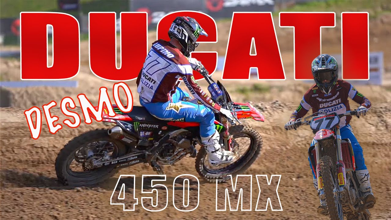 DUCATI DESMO 450 MX | Alessandro Lupino guida a Mantova la prima DUCATI da CROSS #ducaticorse