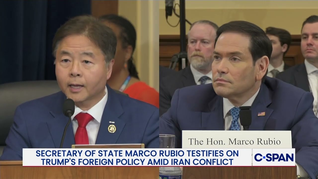 Rep. Ted Lieu (D-CA) Accuses Secretary Rubio of Lying to Congress over Trump Sleeping