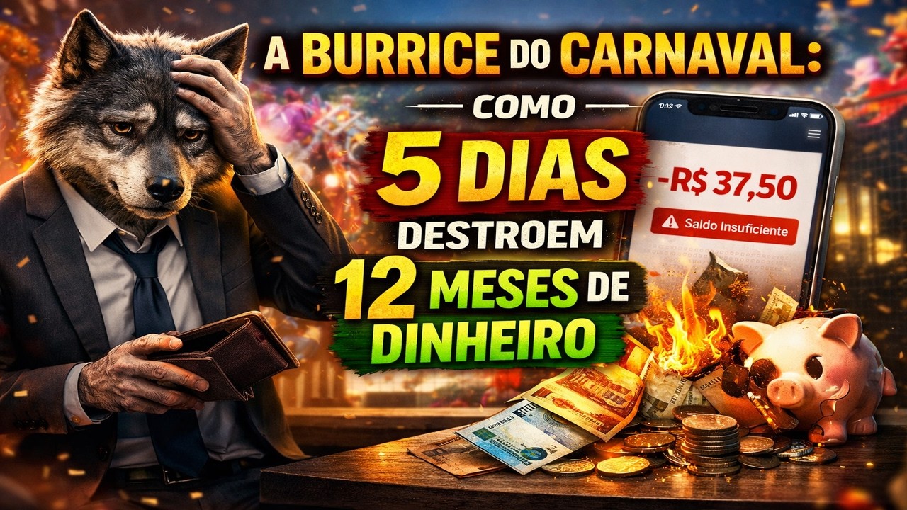 A BURRICE DO CARNAVAL: COMO 5 DIAS DESTROEM 12 MESES DE DINHEIRO