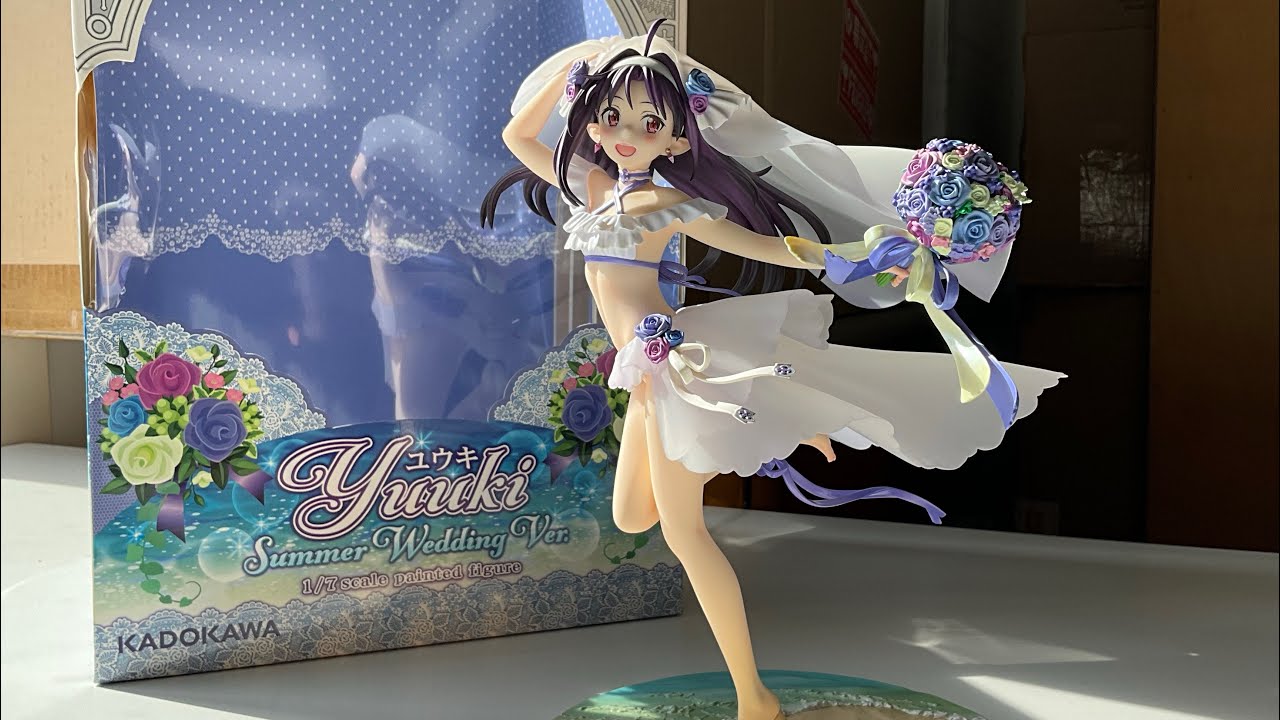 Yuuki Summer Wedding Ver. Figure unboxing.