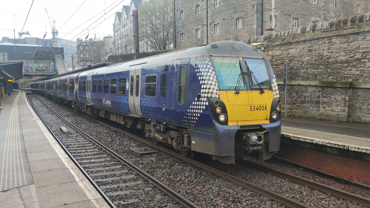 ScotRail Class 334 departing Haymarket