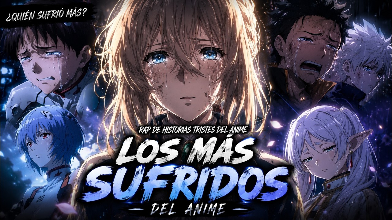 Rap de Historias triste del anime / LOS MÁS SUFRIDOS DEL ANIME