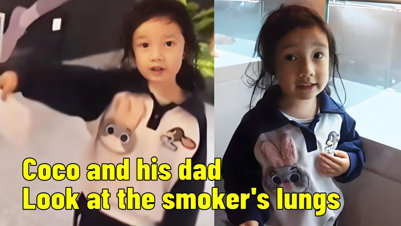 After looking at the smoker's lungs, Dad announced that he was going to quit smoking!