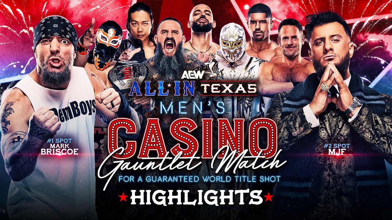 Men&rsquo;s Casino Gauntlet Match Highlights | AEW All In Texas