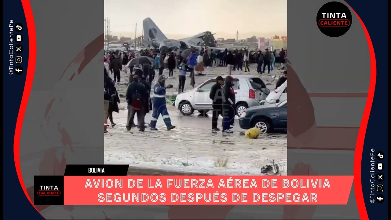 Bolivia: Avion cargado de billetes se estrella en El Alto.