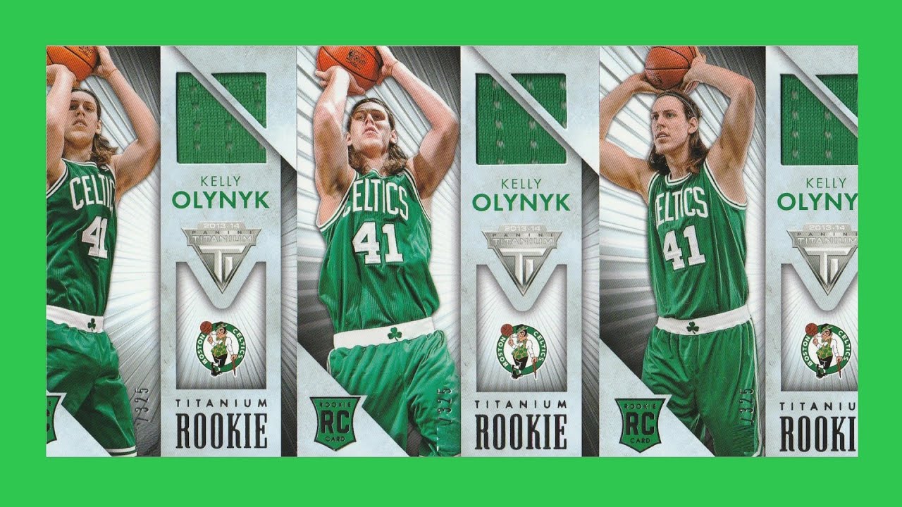 Kelly Olynyk NBA basketball cards, by Mister Monkey.  Boston Celtics.