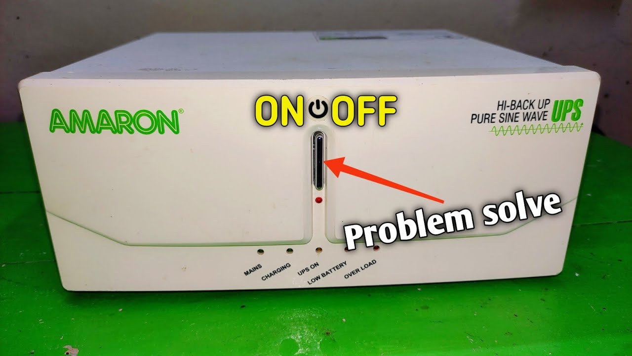 Amaron inverter switch problem solve 100%