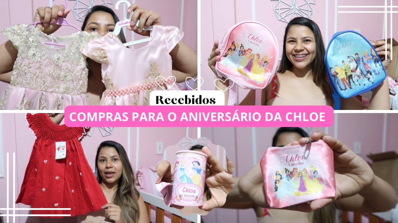 PREPARATIVOS ANIVERSÁRIO DA CHLOE 😍 RECEBIDOS | Nadja Meyre