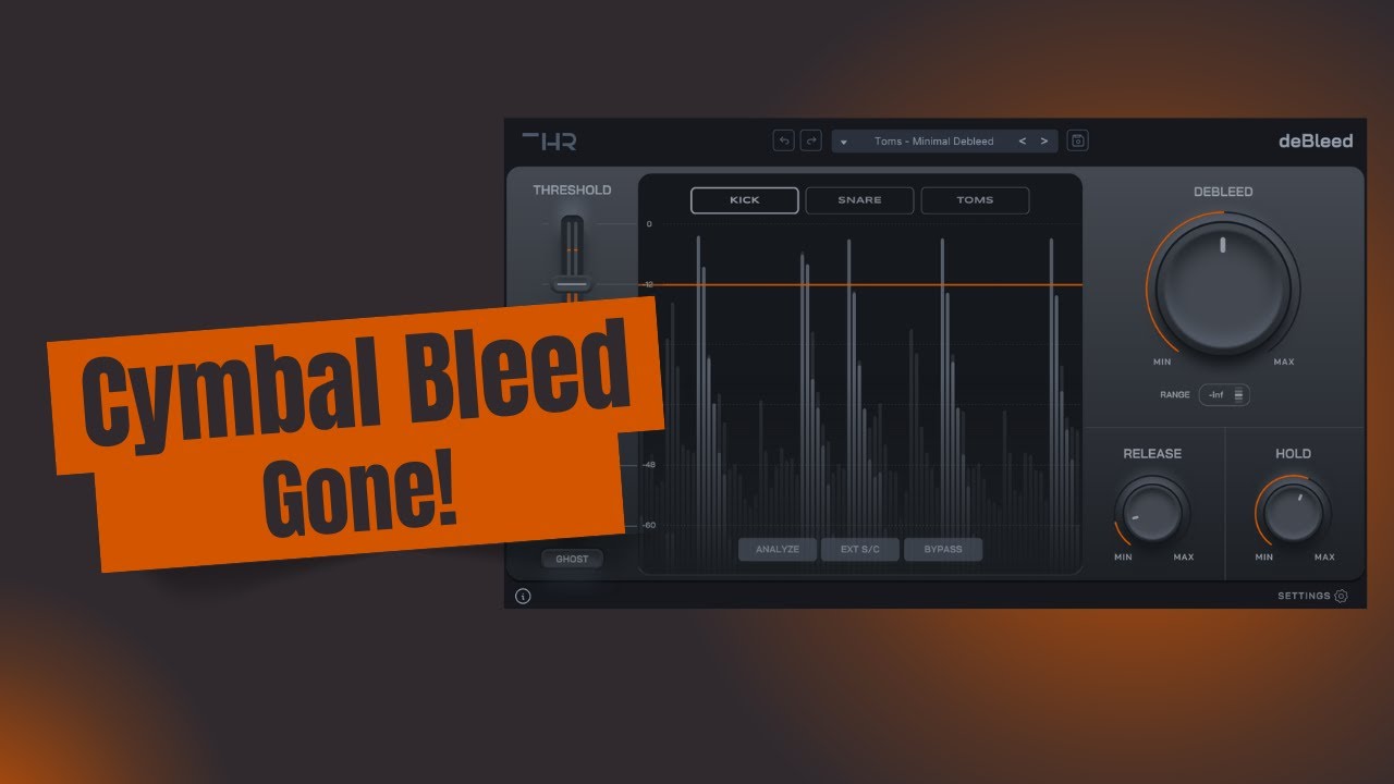 THR deBleed Update: The ultimate Cymbal Bleed Removal Plugin