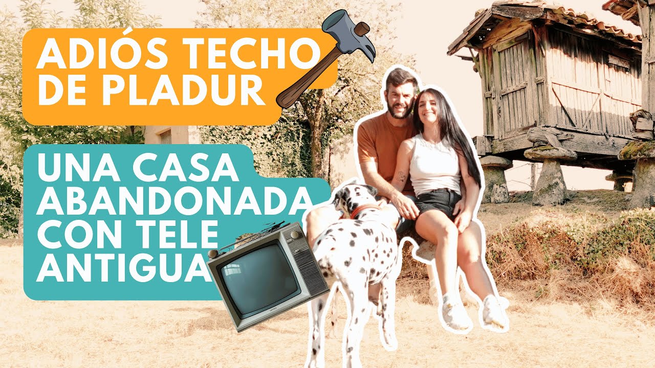 “¡Adiós al techo de pladur! | Descubrimos una casa abandonada con tele antigua 😱”