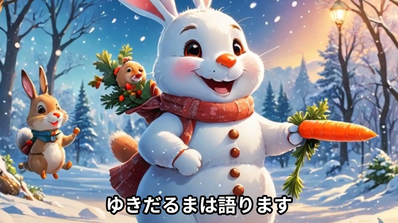 ゆきだるまのひみつのてがみ