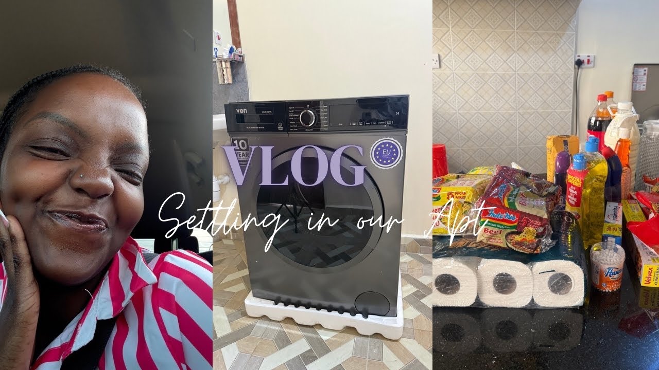 Fulfilling My early 20s dreams🥹|Settling in our New apartment|Groceries| New Washing machine & More