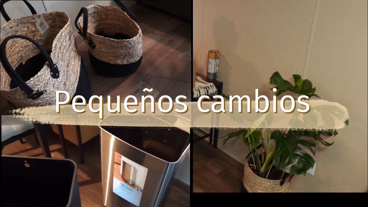 Unos cambios en mi hogar /bote de basura / maceta para me plantita 🫰❤️😍