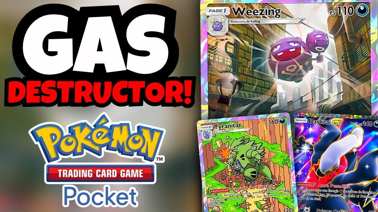 ☠️ &iexcl;GAS DESTRUCTIVO! CON WEEZING, DARKRAI y TYRANITAR en Pok&eacute;mon TCG Pocket