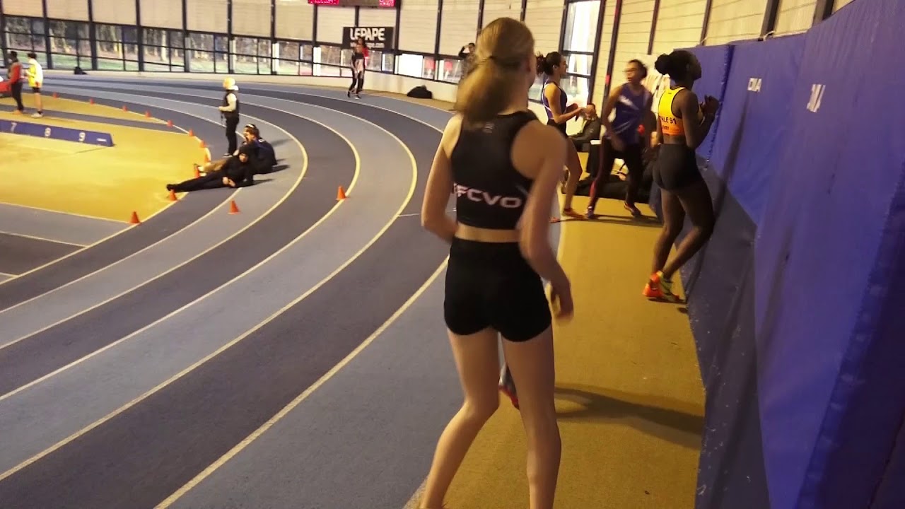 60M Haies - Salle /CAF - Les Finales  Championnats IDF en salle Cadets Juniors  EAUBONNE - 11/02/18