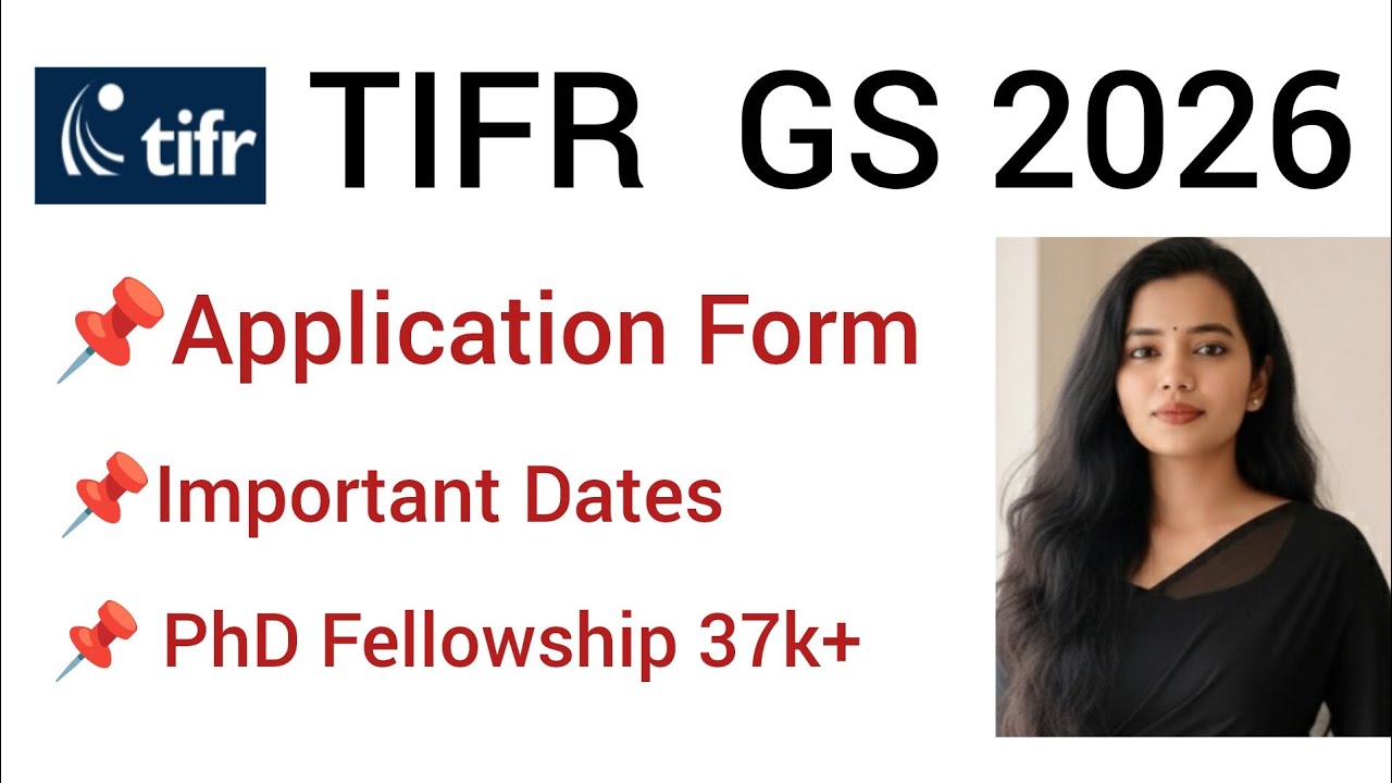 TIFR 2026 | TIFR GS 2026 Application Form | TIFR 2026 Exam | TIFR Phd 2026 Application Form 