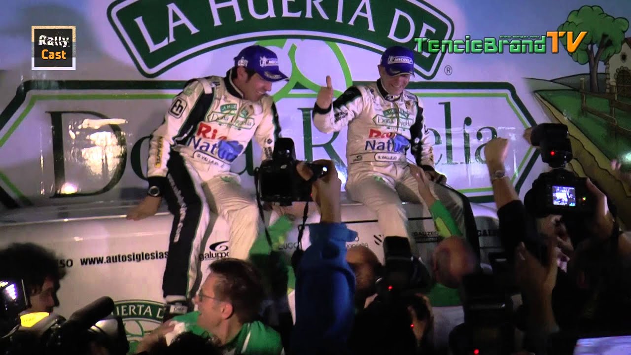 [HD] Celebracion Equipo Vallejo Racing | Rallye Race Comunidad Madrid 2014