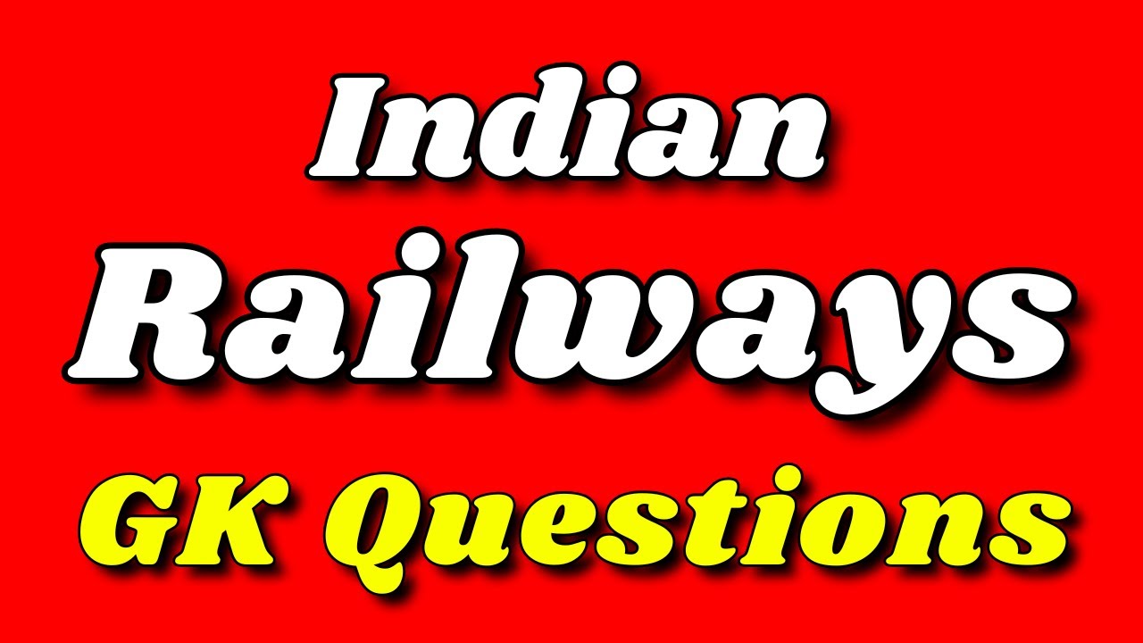 Indian Railways GK Quiz | Must-Know Facts & Surprising Trivia | #GeneralKnowledge #IndianRailways
