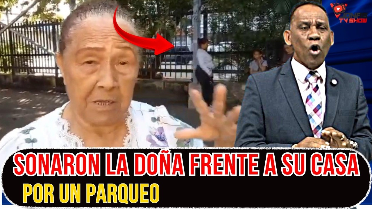 POR RECLAMAR PARQUEO DE VEHICULO EN SU FRENTE LA AGREDIERON ESTA SEÑORA