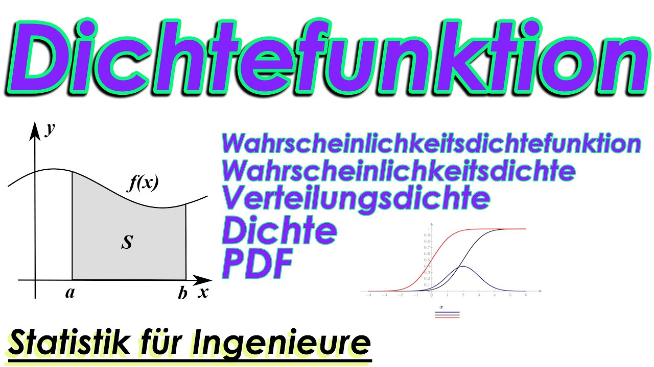 Wahrscheinlichkeitsdichtefunktion - [Statistik für Ingenieure]