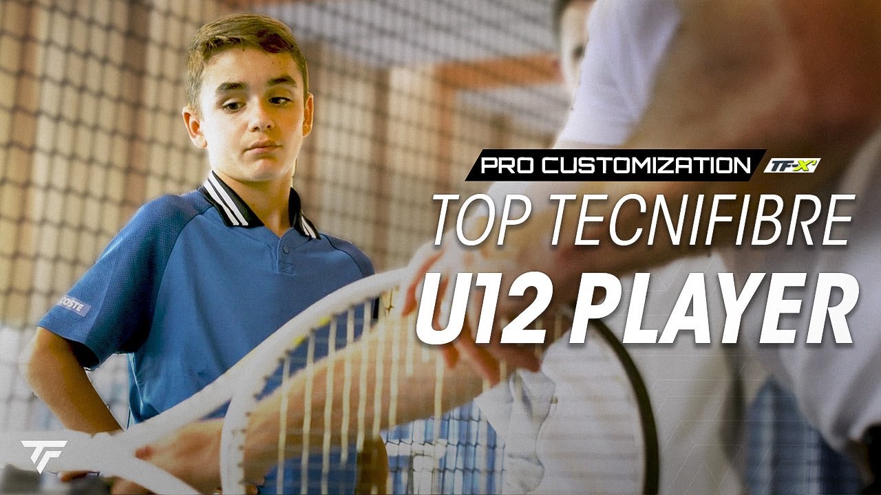 TECNIFIBRE l Pro Customization : First racquet for top U12 player Arthur Salafa