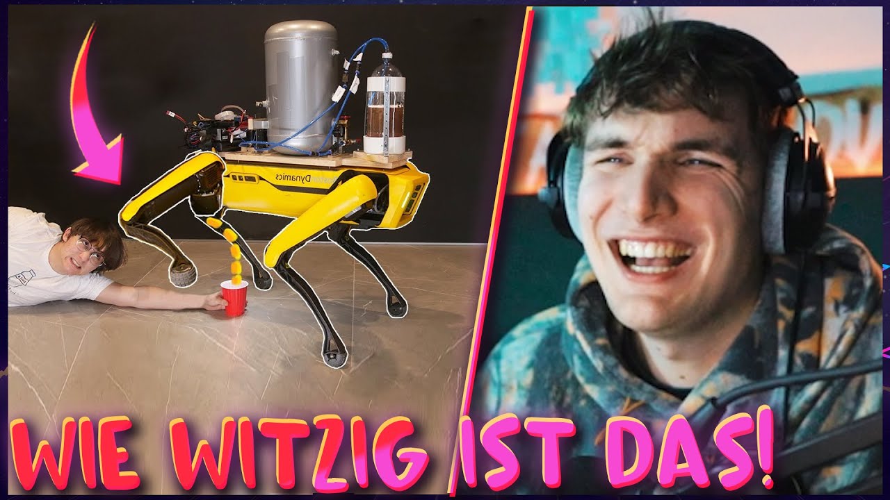Ein BIER PINKELNDER Boston Dynamics ROBOTER? Der TYP ist LEGENDÄR! | Marius Angeschrien Reaktion