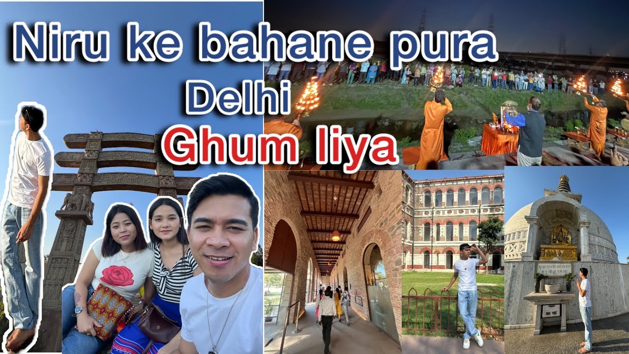 Niru ke bahane pura Delhi Ghum liya ❤️😅              | #delhi #assamesevlogs #assam |