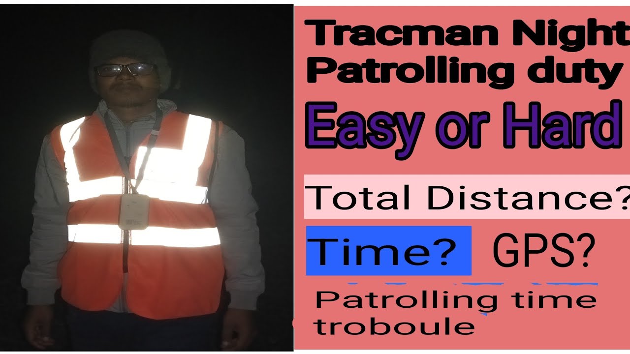 Railway Night Patrolling duty kiya hota he# kaise hota he... #railway group d... #
