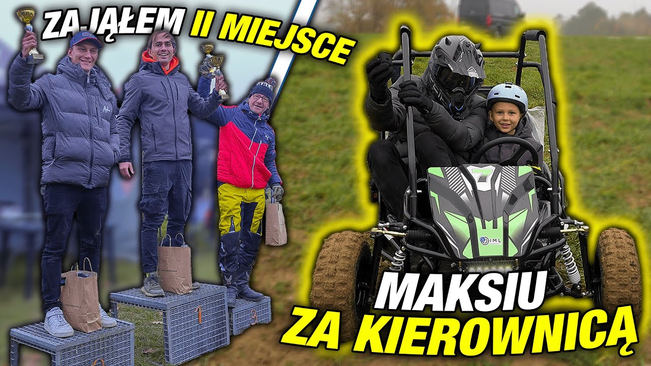 MAKSIU PROWADZI BUGGY 😱 MOJE PIERWSZE ZAWODY I MAMY MEDAL🥈