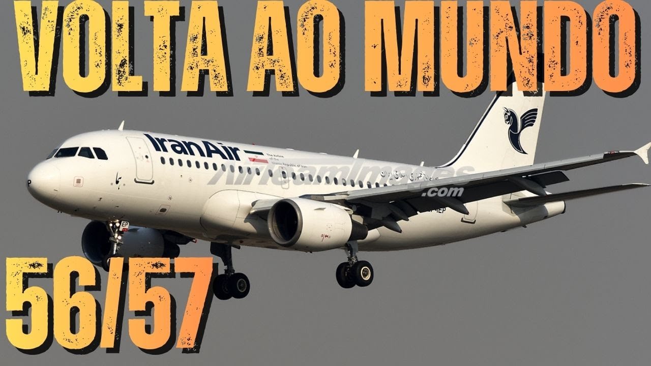 Volta ao Mundo #56/57 – UBBB → OIII → UTAA | A319 Iran Air | MSFS 2024
