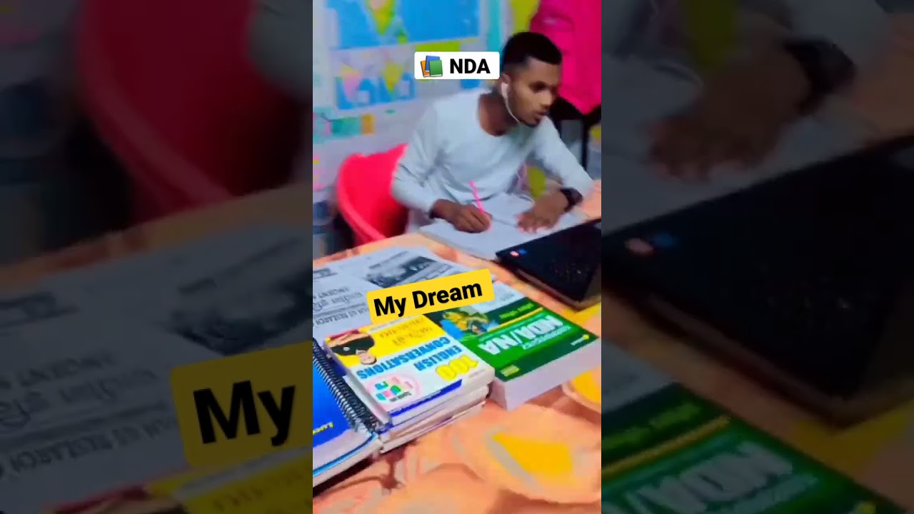 📚 Village 💞 NDA Mazor 🌹Exam Preparation Study 📗Time 🌹 Vlog  Video  #NDA#Aspirant #shorts