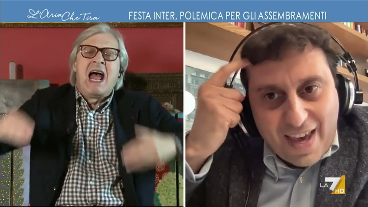 Vittorio Sgarbi contro David Parenzo: 
