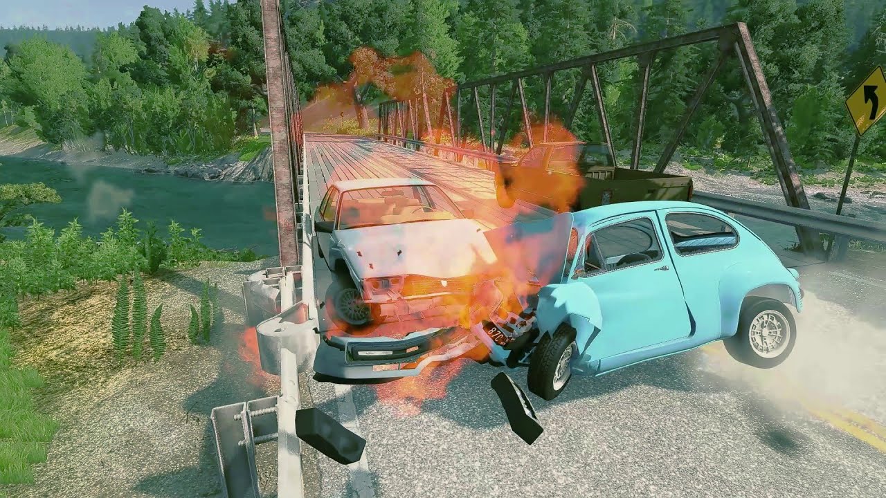 BeamNG.drive Cinematic Car Crashes