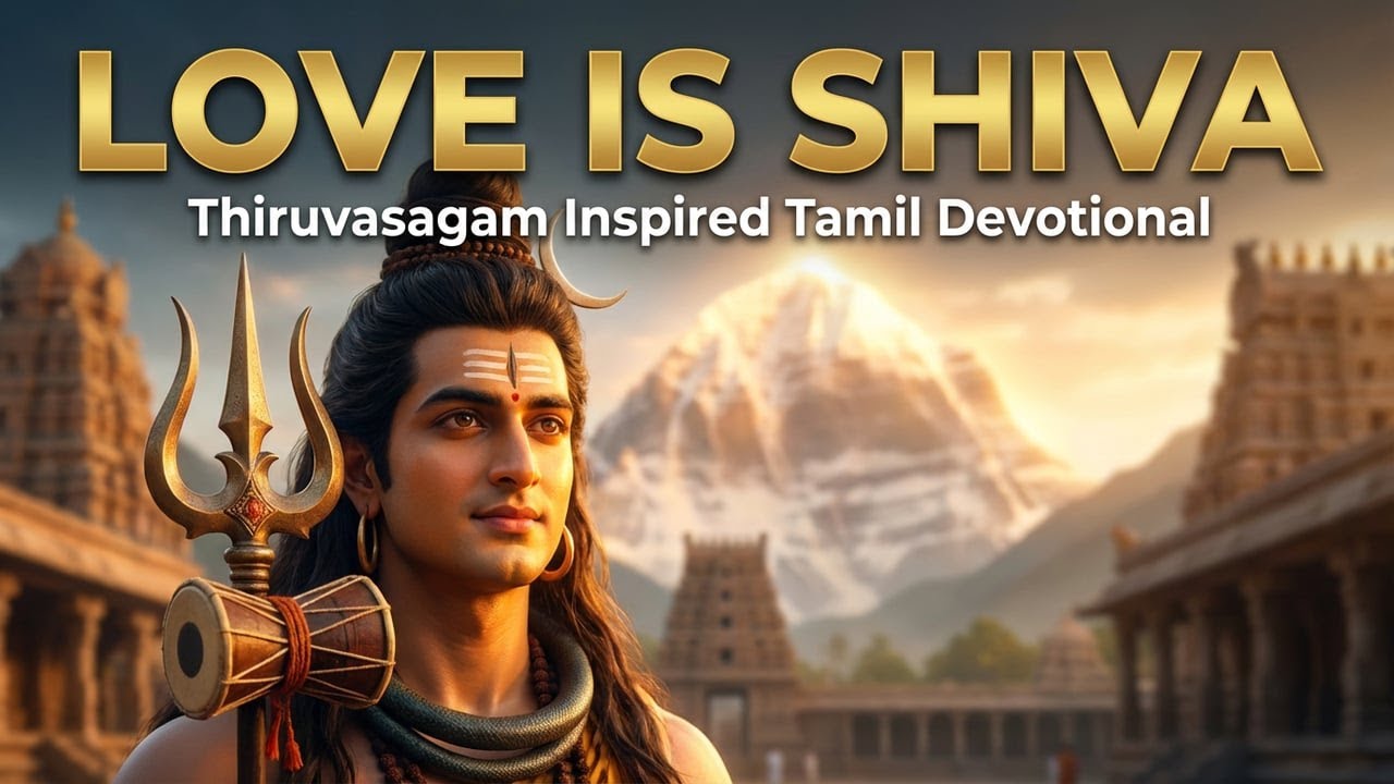 LOVE IS SHIVA  Thiruvasagam Inspired Tamil Devotional  Mohanam Raga  6 Min Soulful Bhakti