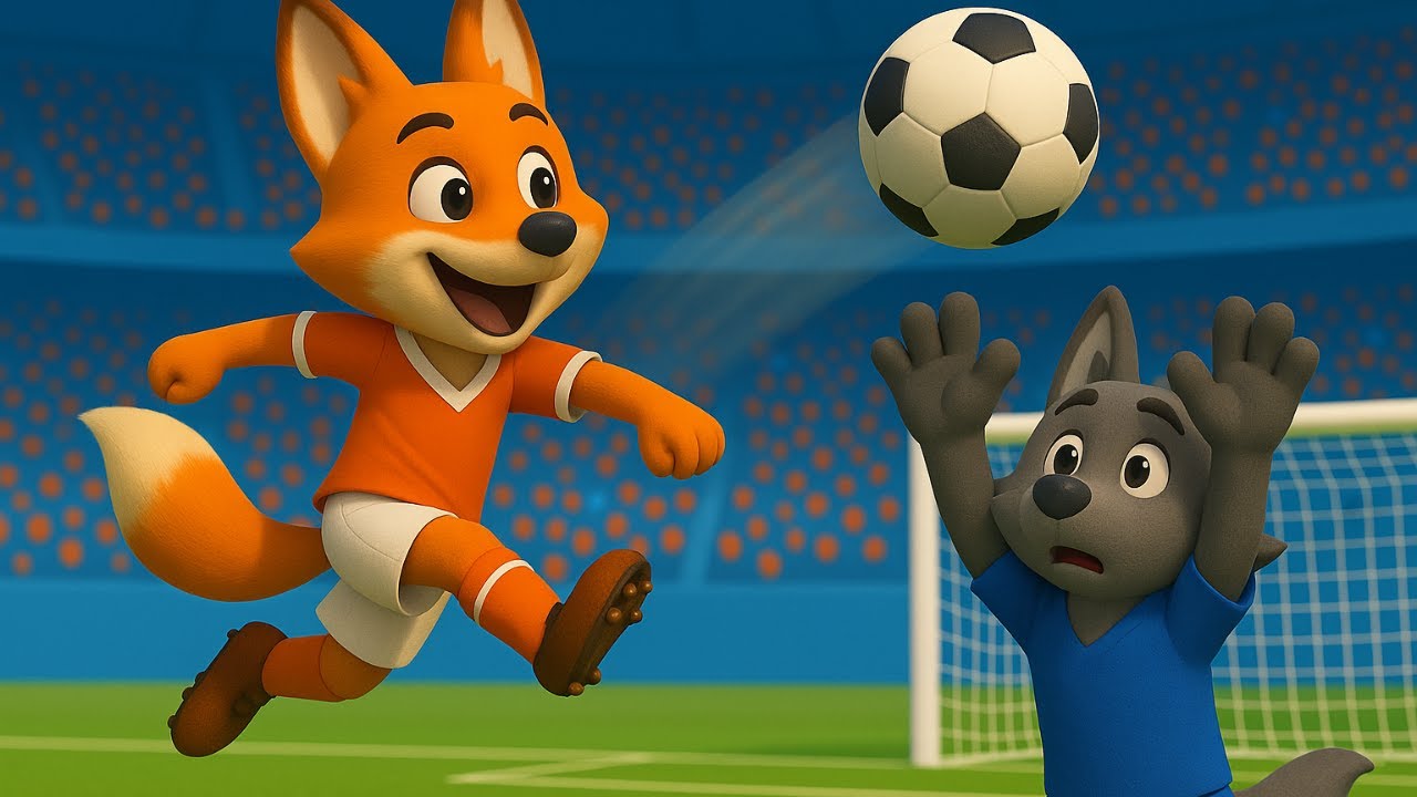 Soccer Bedtime Story ⚽ | Wolves vs Foxes 🐺🦊 | Read Aloud for Kids