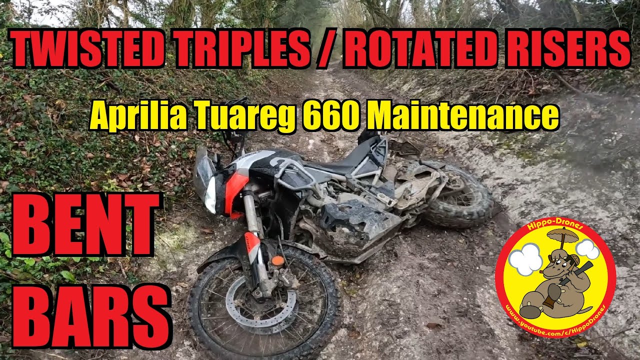 Straightening Handlebars | Aprilia Tuareg 660
