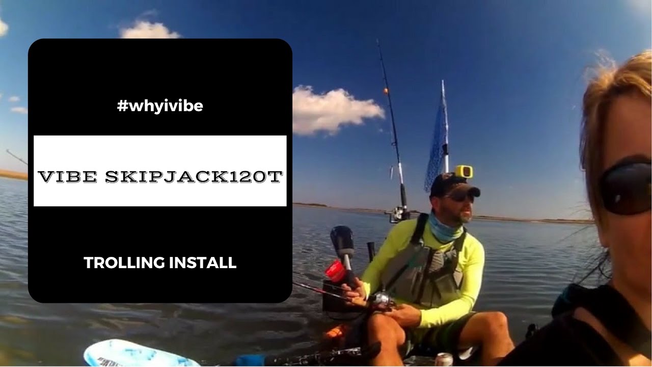 How I added a trolling motor to my Vibe kayak (Skipjack 120T)