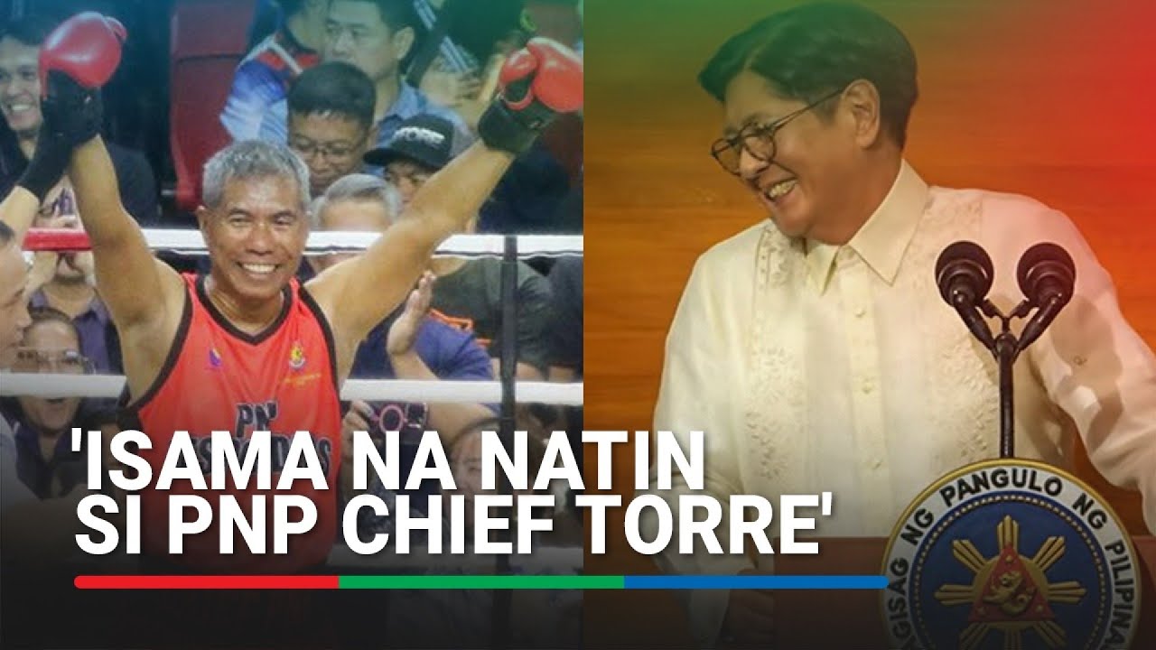 SONA 2025 | Marcos jokes, includes PNP chief Torre as one of PH's sports icons | ABS-CBN News